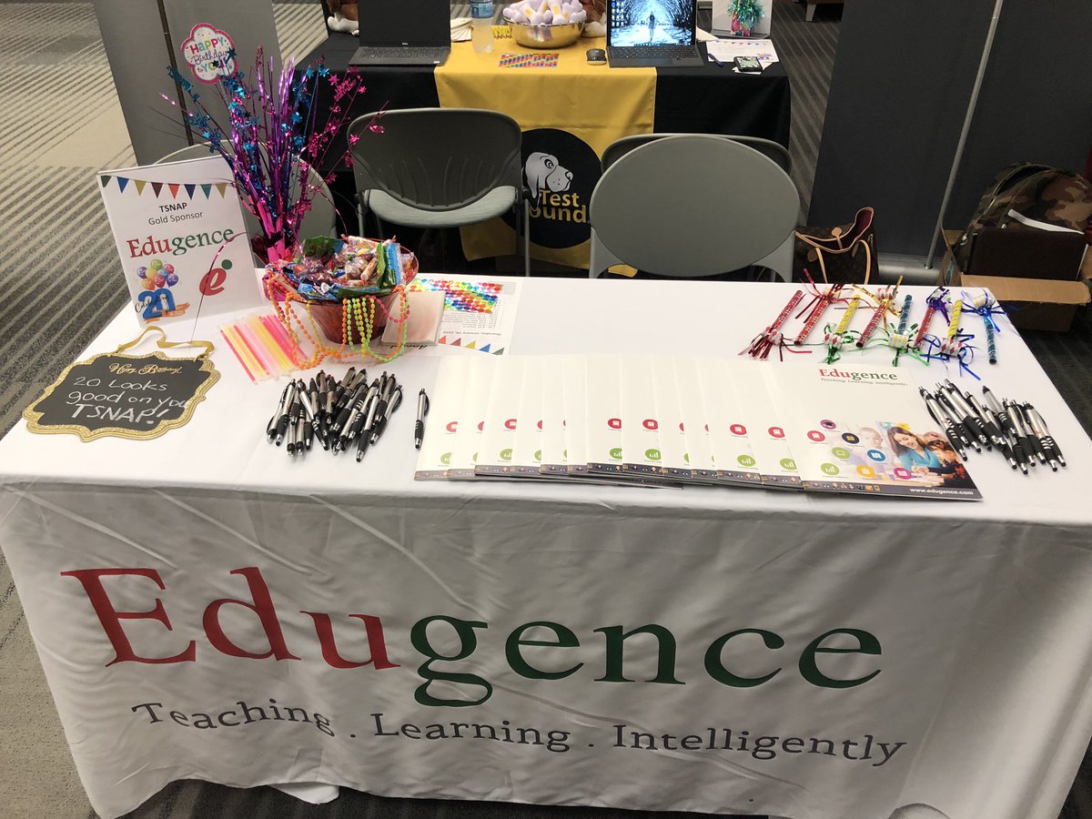 edugence's tweet photo. We are at the Best Practices Forum with @tsnaptalk come by and see us for some good information and treats! https://t.co/a4QjJHb7zW