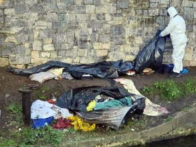 HomelessDating's tweet photo. A homeless man is in a serious condition in hospital with "life-changing injuries" after council clean-up vehicle removed his tent from the banks of a canal as he slept inside. https://t.co/aly26L8tuU https://t.co/Nfep5o3Vex