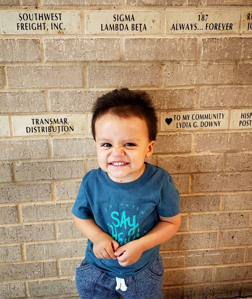 JMartinez4Hou's tweet image. I was able to make it for Lucas' annual check up this morning... of course we had to stop and take a picture next to our brick! #sigmalambdabeta #slblegacy
