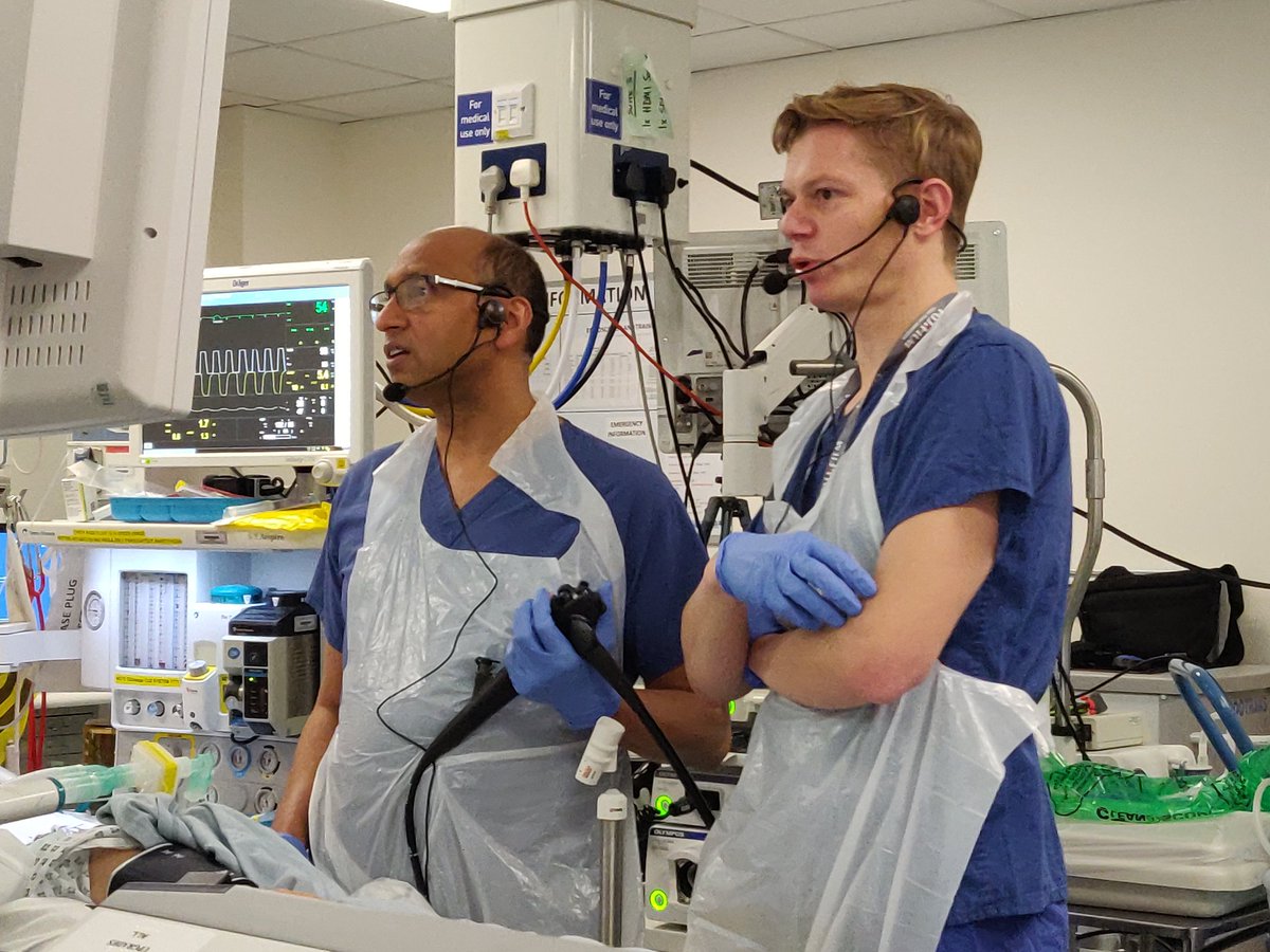 With Dr Michal Kaminski, doing an oesphageal squamous HGD of a 40mm lesion.

<a href="/PortEndoscopy/">Portsmouth Endoscopy</a> <a href="/gastro3570/">Pradeep Bhandari</a>