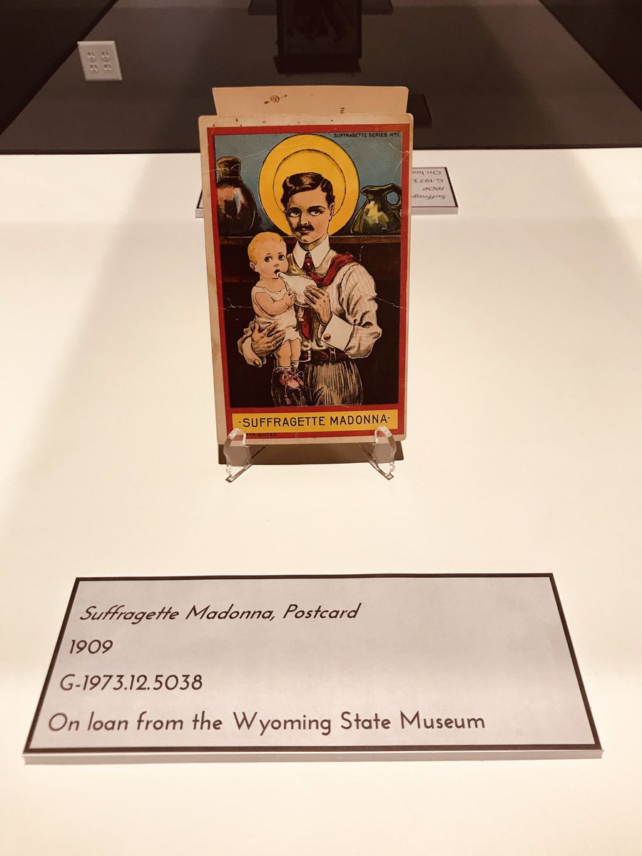 Another sneak peek of tonight’s exhibit opening (Thursday, January 16th 5:30-7:30) all about women’s suffrage in the US and Wyoming!
#TheVote #Equality <a href="/ThinkWY/">Wyoming Humanities</a>