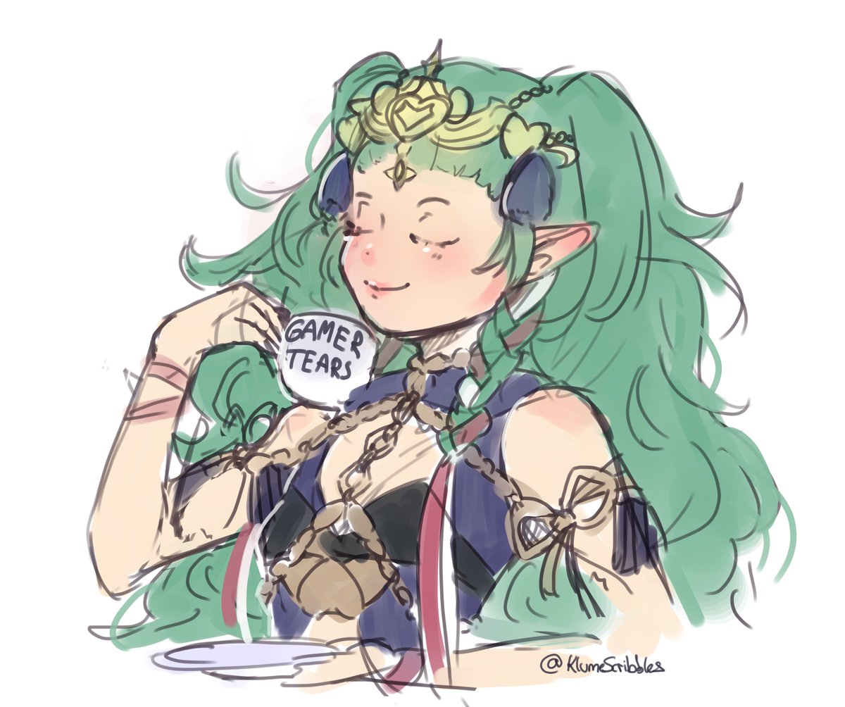 Sothis favourite tea flavor are gamer tears
#SmashBrosUltimate 

feel free to use but leave my @ there! Thank you