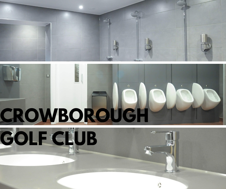 CWashrooms's tweet photo. We recently worked with the facilities committee at Crowborough Golf Club to refurbish their existing washrooms and showering area that were looking tired and had not been updated in over 20 years!

Read our case study for more details on this project.

https://t.co/CP15fBABbp https://t.co/KvgumNl7hS