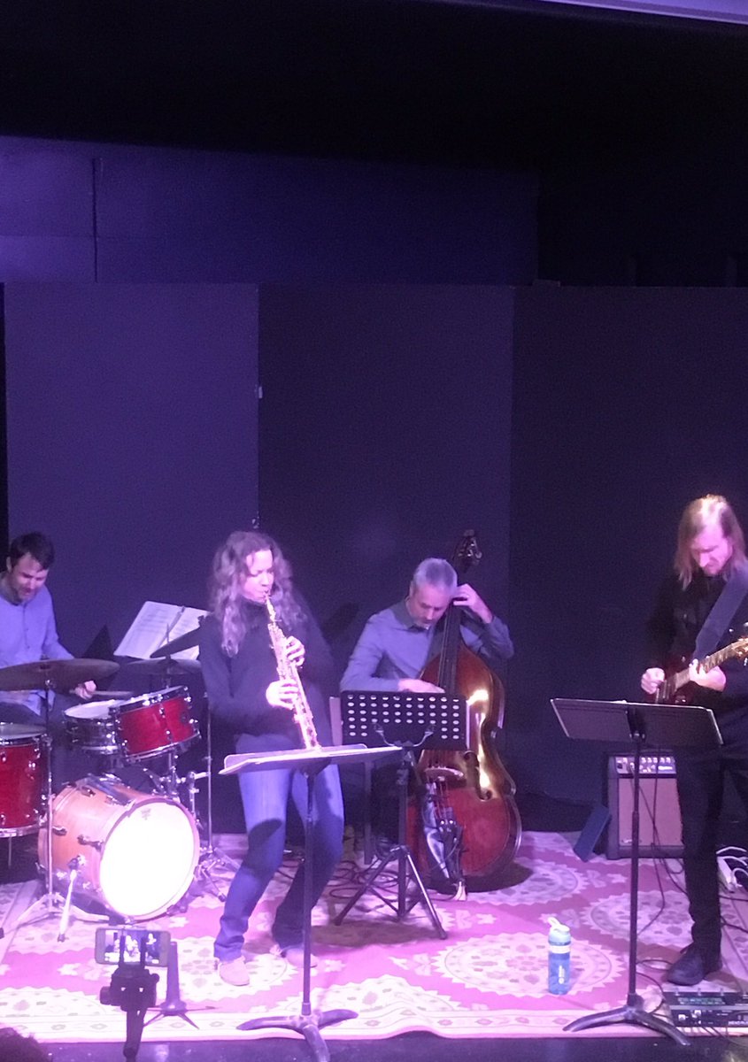 jazzcenterbham's tweet photo. Snow? Ice? Jazz wins!@kateplayssax and crew played a full night of riveting originals... and Bham showed up! Yeah. #jazzbeatssnow https://t.co/vT5x1knbiE