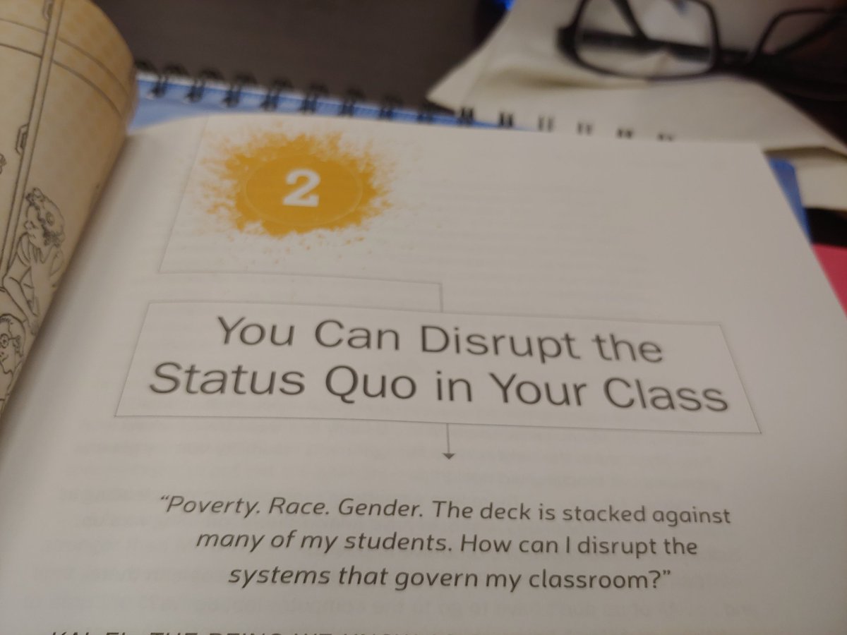 ms_banks_class's tweet photo. @MisterMinor says systems don't change because we identify them; they change because we disrupt them. @MichelleCPicard #change #disruptstatusquo https://t.co/rVYB5EBv2H