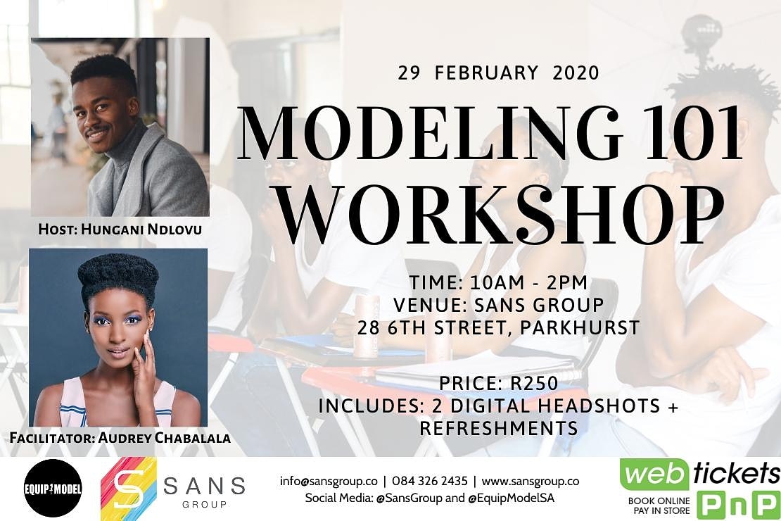 PLEASE tag an aspiring model, retweet and follow @equipmodelsa on Instagram. Thank you for your support 🙏😘 Link below to buy tickets😊

webtickets.co.za/v2/Event.aspx?…

@HunganiNdlovu
@SansGroup