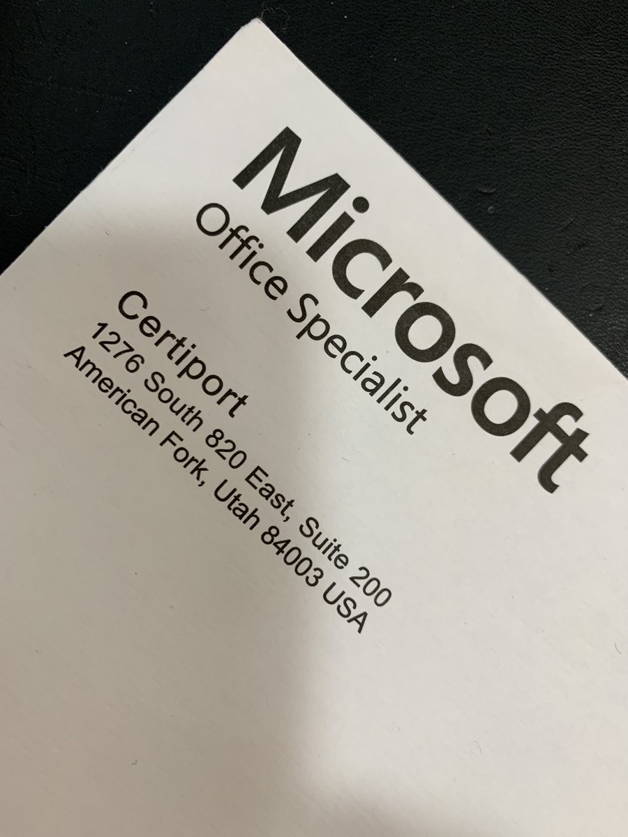 jjpaganc's tweet image. Hoy he tenido un correo desde Utah!!! @colegiosfec @FranSerranoCert @Med_Interactiva  @CertificaTICnet @LearnMOS