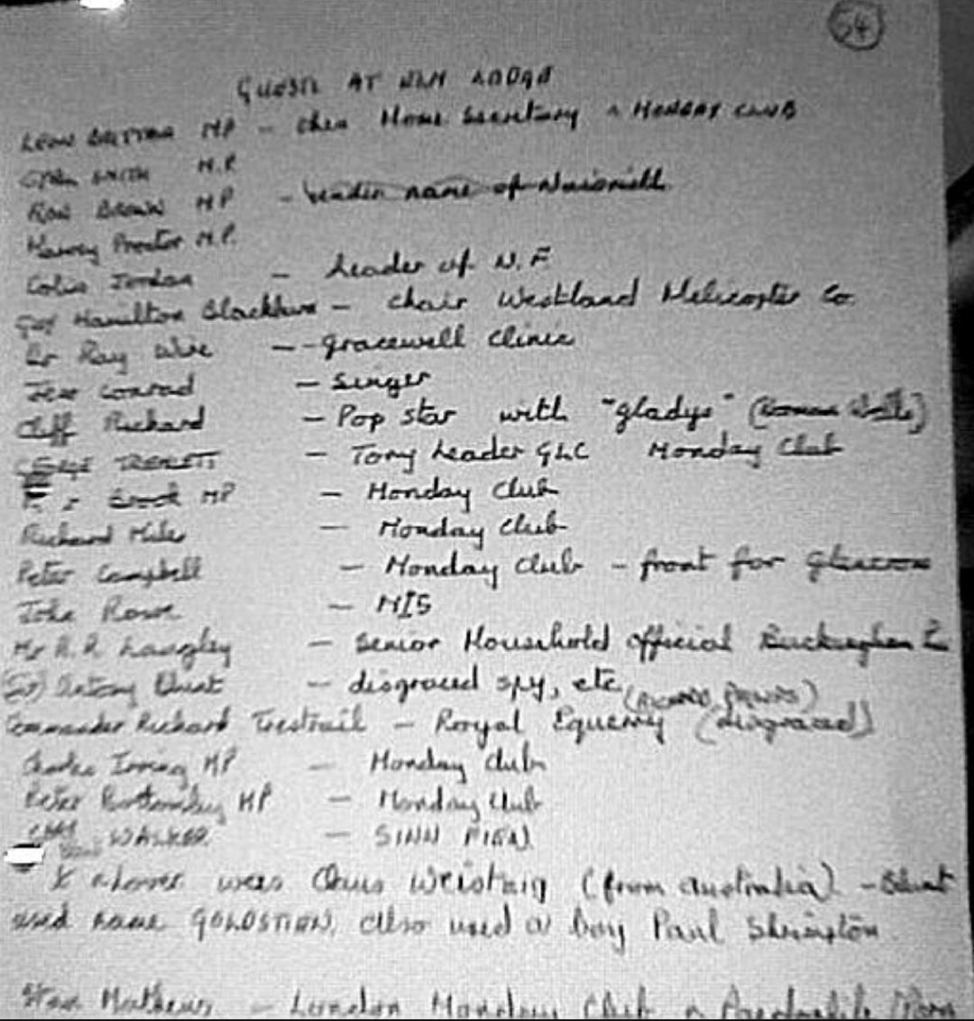 Claire Jervis said the Elm Guest House list was a 'fake', quite a claim as even the Met has never queried its veracity, although they went to lengths to confiscate them, never returning them to this day.RAY WYRE was on the list. https://www.mirror.co.uk/news/uk-news/paedo-brothel-elm-guest-house-1558001  https://theneedleblog.wordpress.com/2013/09/26/the-fake-elm-guest-house-list/amp/#click=https://t.co/dhvEVYyot7
