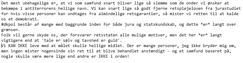 henrikblunck_dk's tweet image. #dkpol #retspleje #samfund #demokrati #dkjura