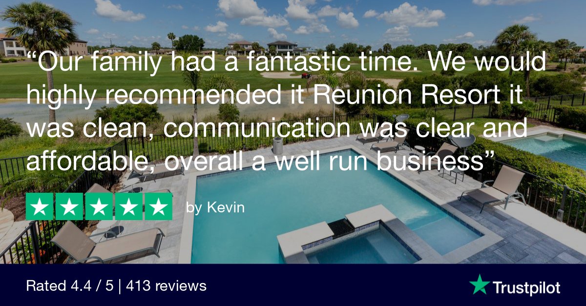 Reunion_Homes's tweet photo. A great testimonial from one of our guests. Thank you, Kevin! https://t.co/0UBDDWIZlh