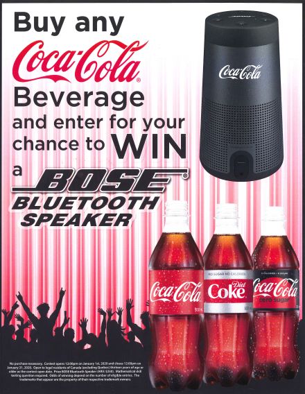 RACentreOttawa's tweet photo. Do you enjoy being able to take your music or audiobooks anywhere? For a limited time at the #RACafe purchase any #Coca-Cola product and be entered for your chance to win a @Bose bluetooth speaker. #RACentre #HouseofSport #equatorcoffee https://t.co/IsmgZ9pZPa