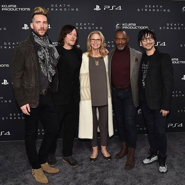 Death Stranding on X: Troy Baker, Norman Reedus, Lindsay Wagner, Tommie  Earl Jenkins and Hideo Kojima. #DeathStranding  / X