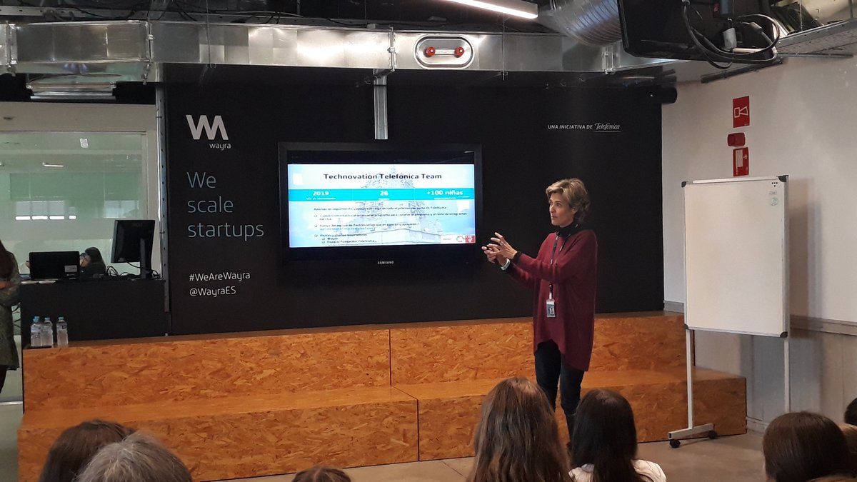 👉🏼 <a href="/adiazllado/">Arancha Díaz-LLadó</a> en #TechnovationChallenge: “El proyecto consiste en plantear un reto, buscar una solución a un problema mediante la tecnología, diseñar una solución para resolverlo y con ello, crear una empresa o una app”.

#SomosTelefónica #SomosDiversos @telefonica <a href="/technovation/">Technovation</a>