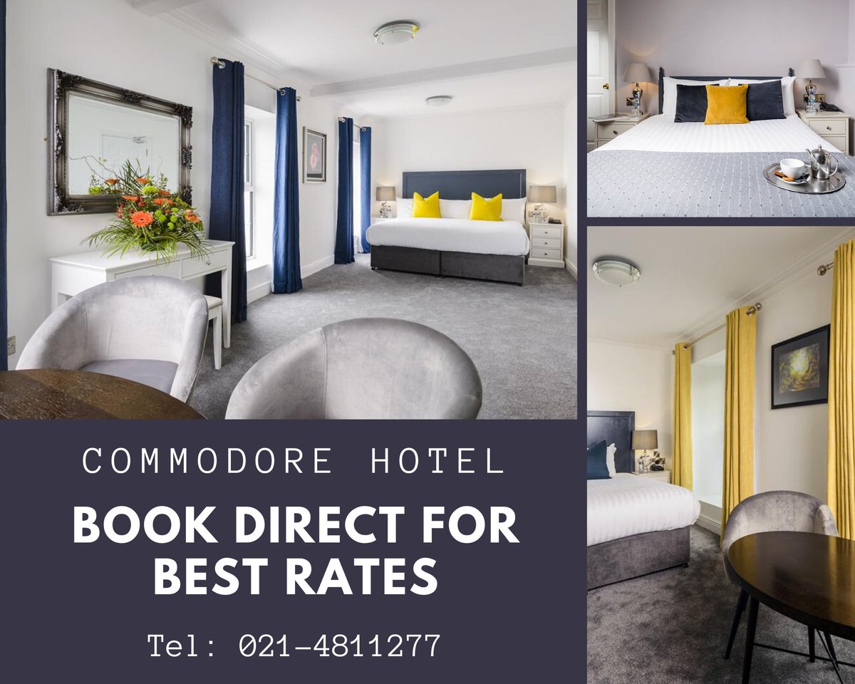 The first report of an event in the Commodore Hotel #Cobh was recorded in the Cork Examiner on May 25, 1855. The hotel currently offers affordable spacious rooms, a restaurant serving gourmet food, large bar area and free Wi-Fi in public areas. A wide range of rooms are available