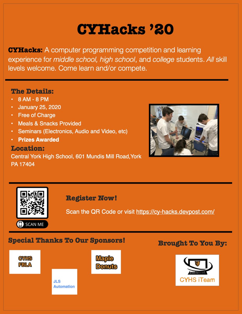 CYHS iTeam tweet media