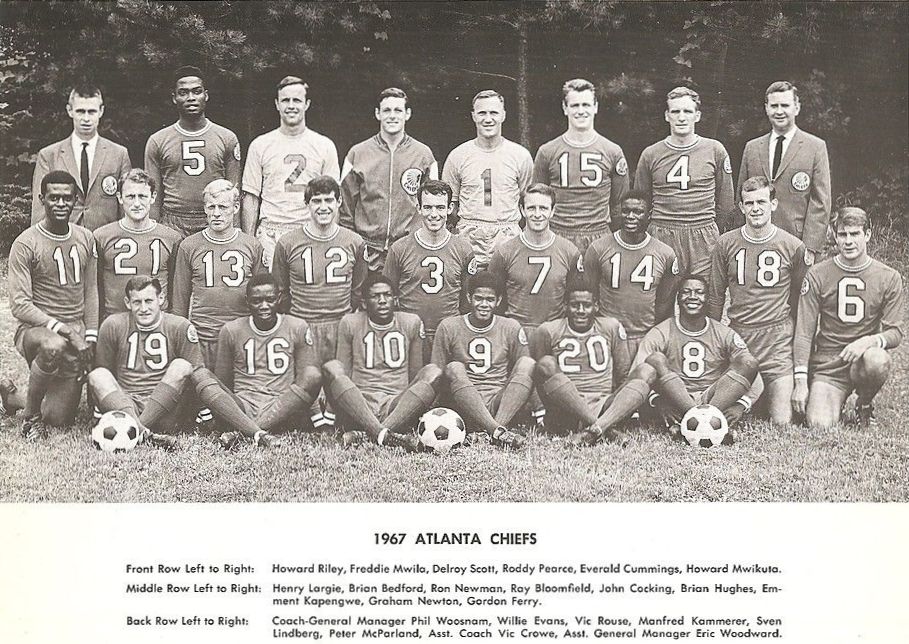 They’d spent the previous two years playing professionally in the United States for Atalanta Chiefs, managed by former Villa striker Phil Woosnam, who had already taken ex-Villa players Vic Crowe, Peter McParland and Ray Bloomfield to play in the NPSL (later NASL)