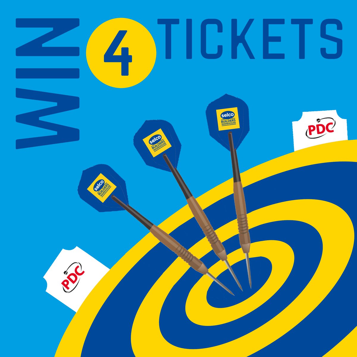 #COMPETITION TIME!

We're giving you the chance to #WIN 4 @officialPDC tickets to a Premier League Darts event of your choice! (Excluding play-offs).

To enter this #giveaway, follow us on Twitter &amp; RT this post.

Closes 20.01. Good luck!
T&amp;Cs: bit.ly/2LCQaEx