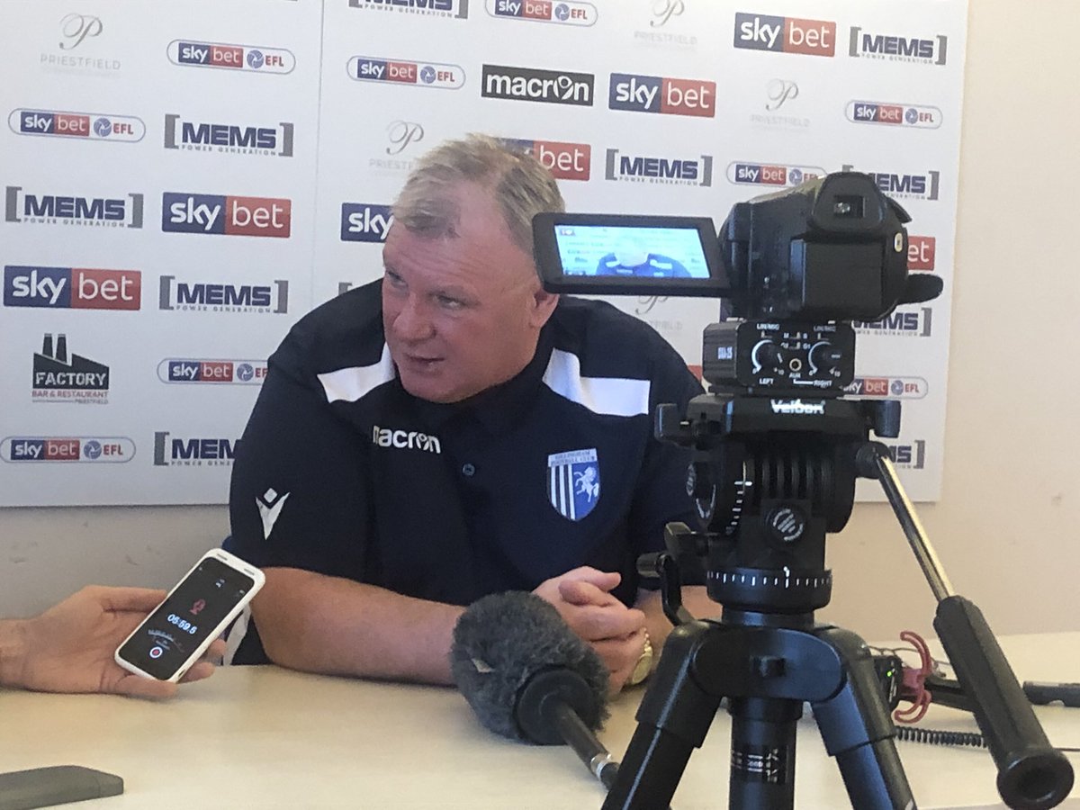 SPORT | Steve Evans also confirmed that a player would be leaving the club on loan in the next 24 hours. #Gills