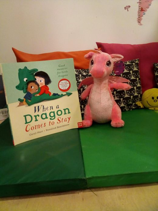 #Appreciateadragon has come to stay at Duchess Nursery. Wonder who I will be going home with this weekend?? #chatsworthschools #happyappreciateadragonday