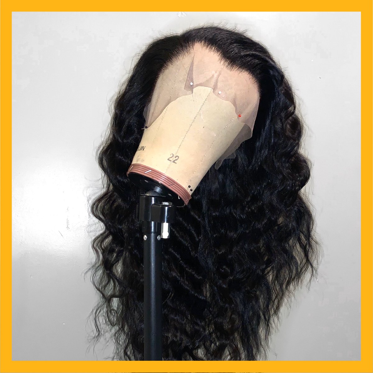 QueenBeautyCo's tweet photo. jet black custom unit! 
For a more natural look only 2 bundles were used - frontal plucked to mimic clients natural hairline 💛 for wig inquiries please send a detailed email of ! processing times vary depending on desired style 
hair @Hairareus Indian wavy texture https://t.co/v94bxffr54