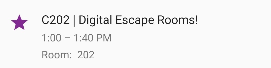 Want to learn how to create Digital Escape Room using multiple platforms such as <a href="/OneNoteEDU/">OneNote Education</a>, #GoogleForms, #GoogleSite &amp; <a href="/sway/">Office Sway</a>? Join @lizpearceVCS &amp; myself at 1pm room 202! #FETC #vcspll