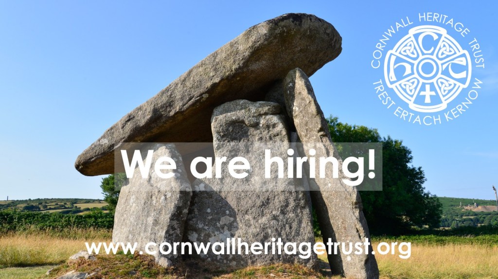 We are Hiring!! New vacancy for an Admin Assistant at CHT cornwallheritagetrust.org/we-are-hiring-…