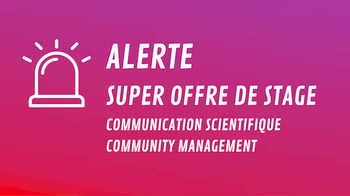 instantscience's tweet photo. Chers étudiants,

Nous serions très heureux d'accueillir l'un d'entre vous pour un #STAGE en communication scientifique et community management (Fête de la science, @EchoSciSud...). 

Plus d'informations > https://t.co/mG17gw31vx

Salutations distinguées.

😉 https://t.co/MjVWlJo1RA