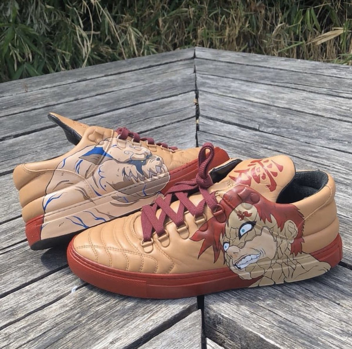 ExcelsiorXLS's tweet photo. Customisation dβune Sneakers π
| Gaara - Naruto π₯π¨π₯
π insta : Excelsior.xls
#Excelsior #XLS #FilingPieces #Gaara #Shukaku #Naruto #CustomShoes #CustomSneakers #manga #sneakers #sneakersaddict #art https://t.co/KsZnWECbfG