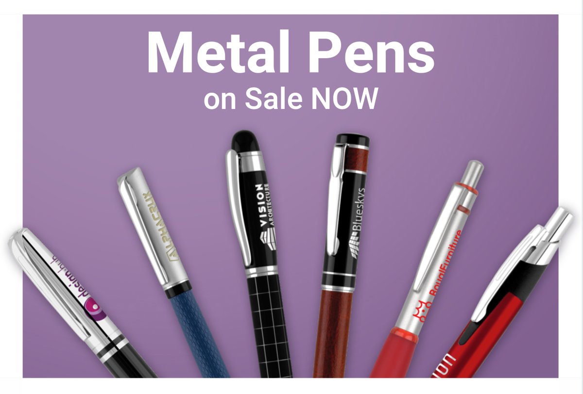 penwarehouse's tweet photo. Metal pens at a brilliant price with the trendz.® sale!🖊️We’re offering FREE setup &amp; carriage across selected metal pens this January, fulfilled within a 5-day lead time from UK-held stock!📦💨Download your trendz.® sale brochure at https://t.co/LDe0Unbrjs T&amp;Cs apply. #trendzsale https://t.co/C3o207ZDai