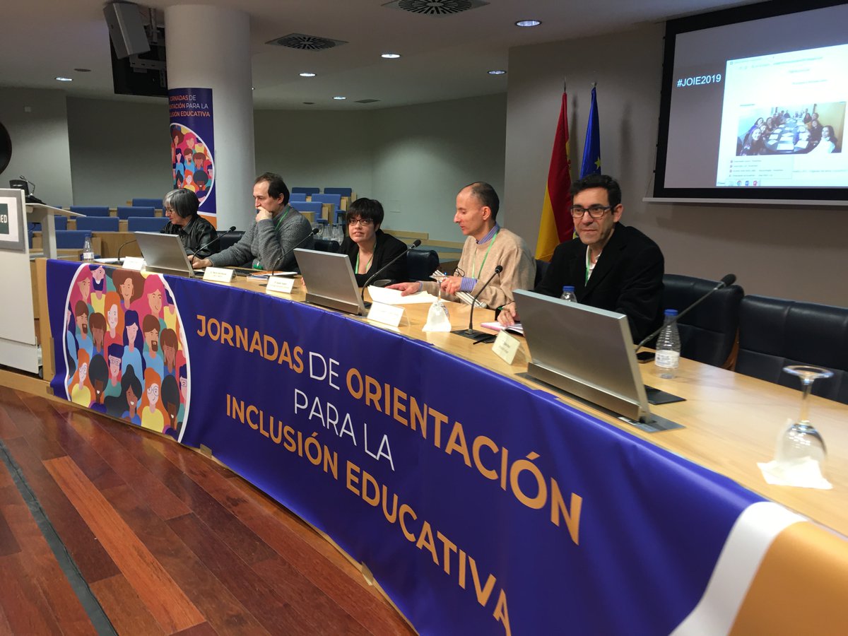 TiberioUned's tweet photo. #JOIE2019 Mesa redonda sobre familias y servicios de orientación - Primeras Jornadas de Orientación para la Inclusión Educativa @Fundacion_ONCE @aeopweb @unidisUNED @uned 
https://t.co/Vjvzu4swaw https://t.co/X0MQ67b15u