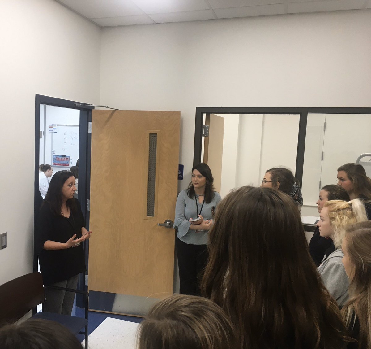 dcylp's tweet photo. Ms Knox in Medical Assistant program talked to the students. https://t.co/iECLCzoR4x