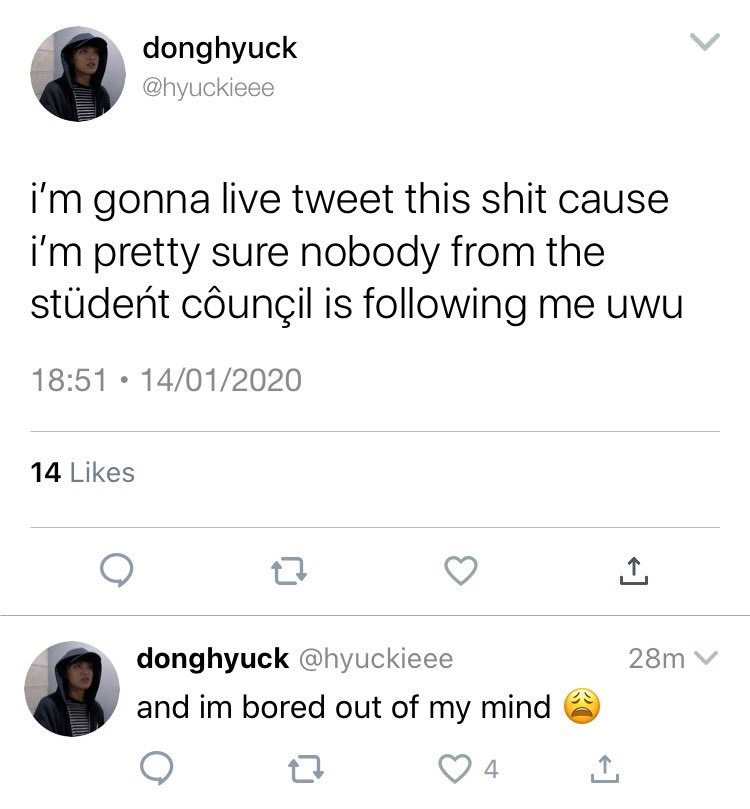 donghyuck live tweets