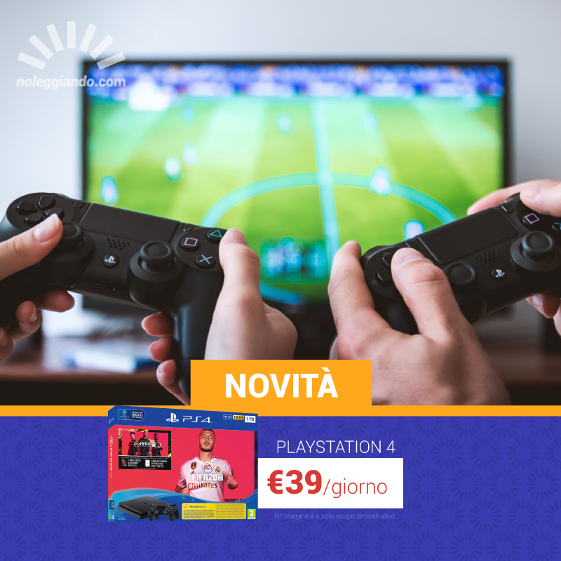 noleggiando's tweet photo. 🎮 Intrattieni i tuoi ospiti con la consolle più amata di sempre! 

Da oggi puoi noleggiare la #PlayStation4 con due joystick e due giochi inclusi a questo link:
https://t.co/nTSJyqZmAV

📅 per due giorni: € 52
📅 una settimana: € 120
📅 un mese: €180

#noleggio #noleggiando https://t.co/glW6EGhcz6