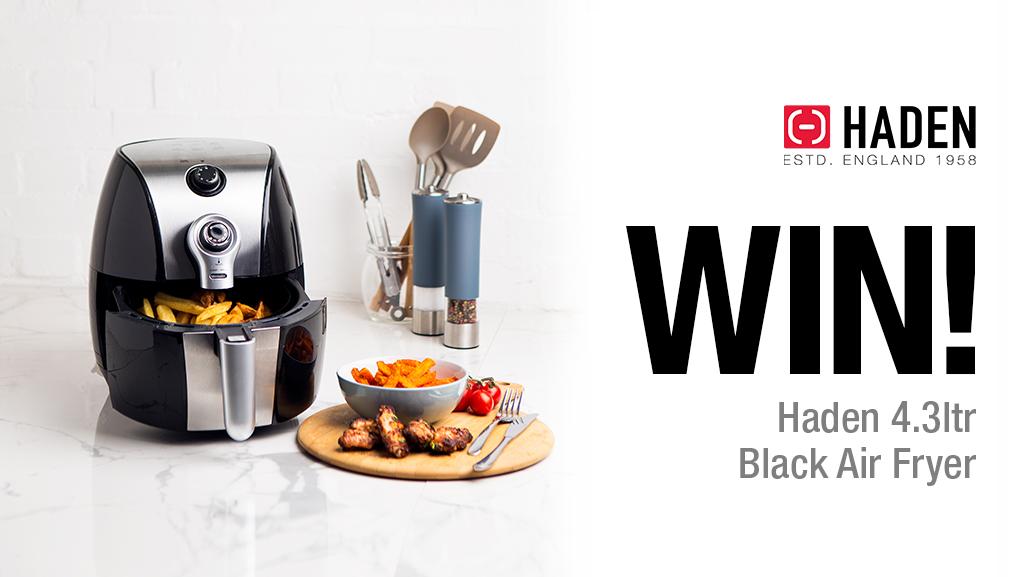 Enter our latest competition to #WIN a Haden 4.3 Litre Air Fryer!
Simply follow us <a href="/HughesDirect/">Hughes</a> &amp; RT 🍀🎁
Ends 22/01/20, Ts&amp;Cs apply - hughes.co.uk/competition-te…