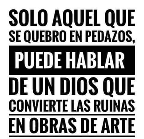 Dios te bendiga, nunca olvides de donde Dios te saco, cuando nadie nada un peso por tu y por mi Dios nos rescato nos limpio y nos formó como el. Alfarero que es, y ahora lo que somos lo que tenemos se lo debemos a El ☝️Que nadie te  nada te haga retrocede,