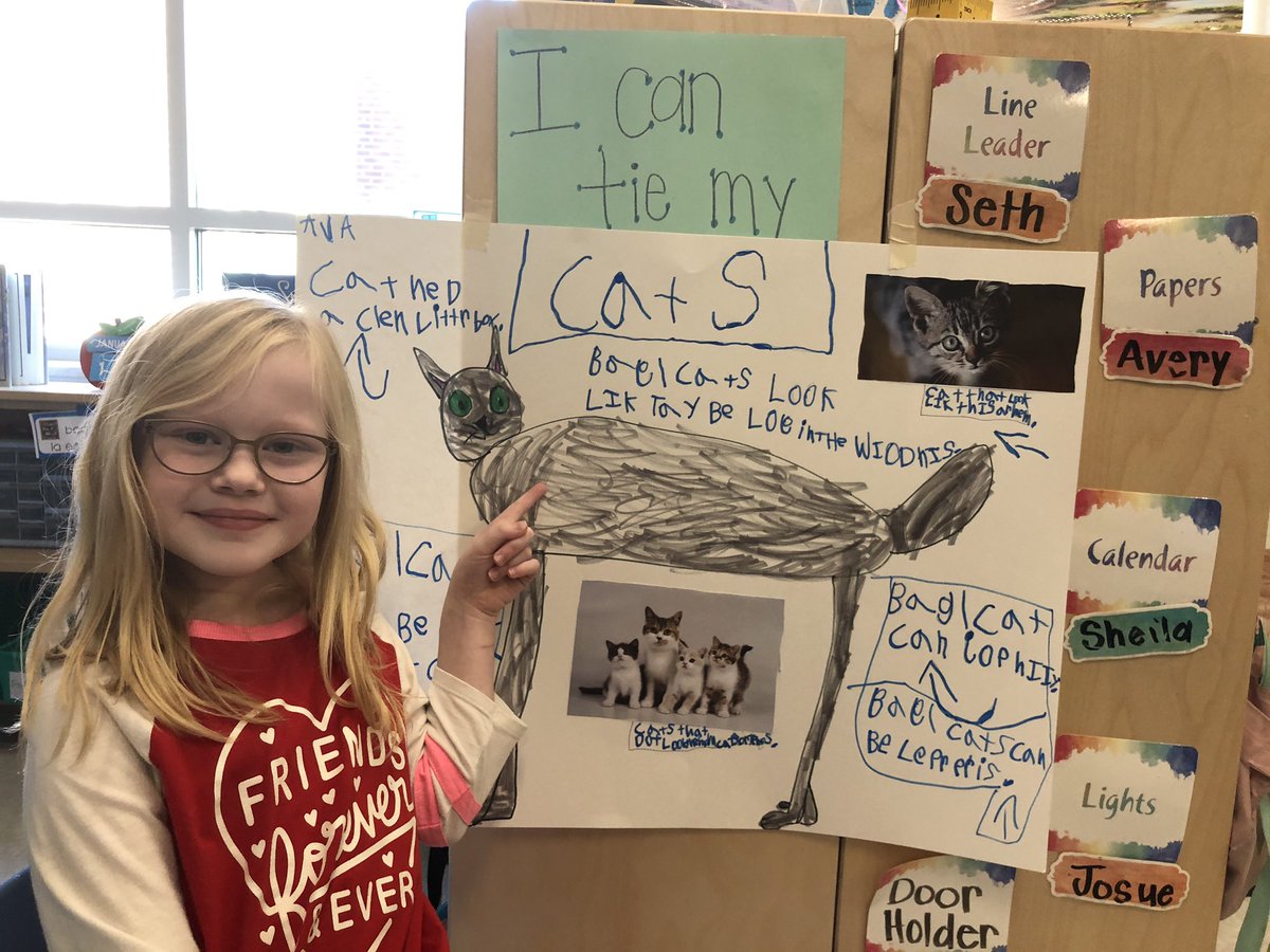 RiverbankElem's tweet photo. 1st graders demonstrated their expertise on nonfiction products. Students, staff, and parents were invited to drop in and learn from the experts. I learned a lot about comets! #greatpresentations @LexingtonTwo https://t.co/XvMdJrpdQa