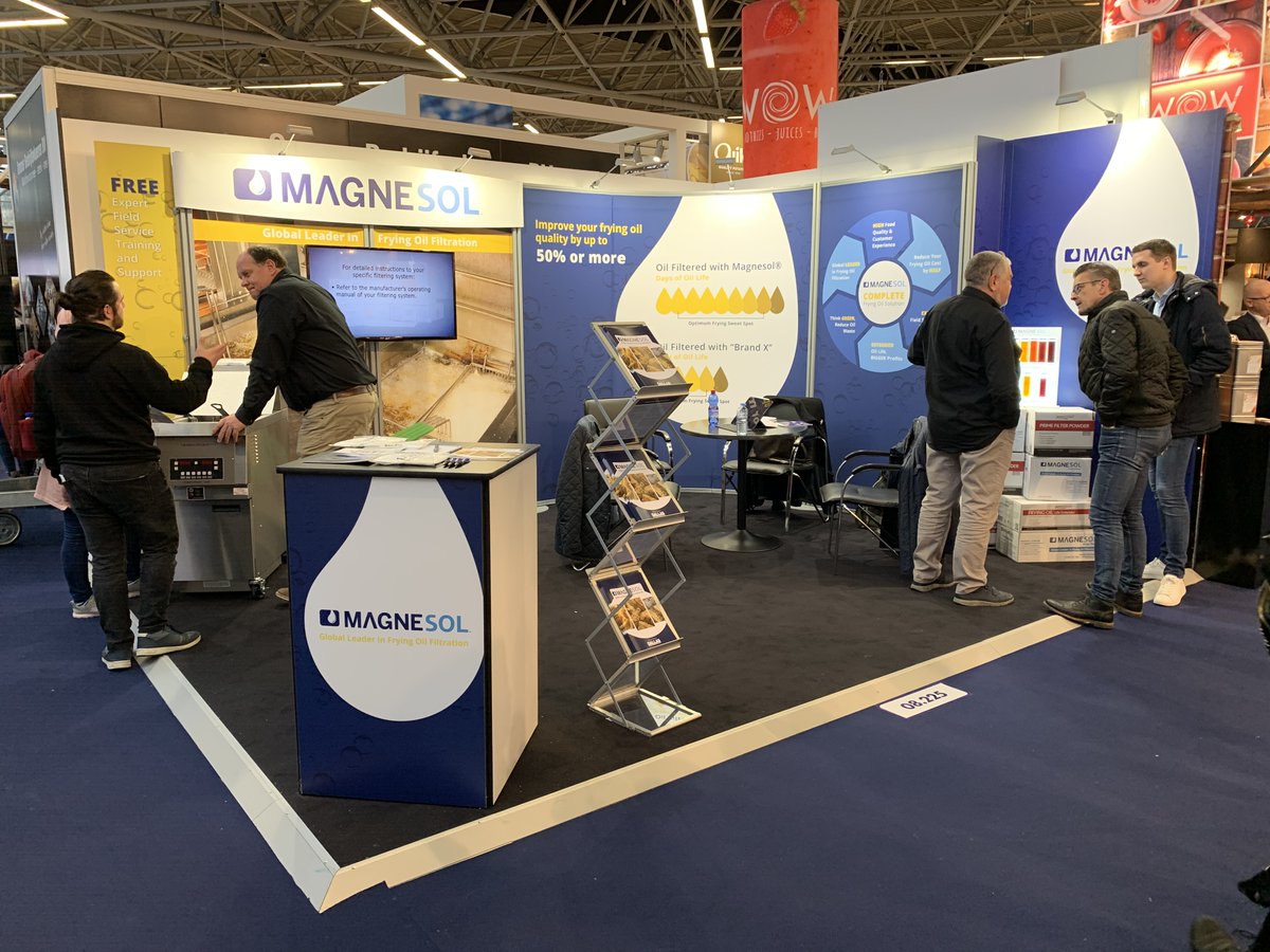 Magnesol's tweet photo. That's a wrap! Thank you to all who helped make our exhibition at Horecava RAI Amsterdam 2020 a success. We look forward to seeing you all, and hopefully some new faces, in 2021!
.
.
.
.
.
.
.
.
#magnesol #fryingoilfiltration #qsr #sustainability #frynancialexperts #frynancial https://t.co/PkToYYMfE3