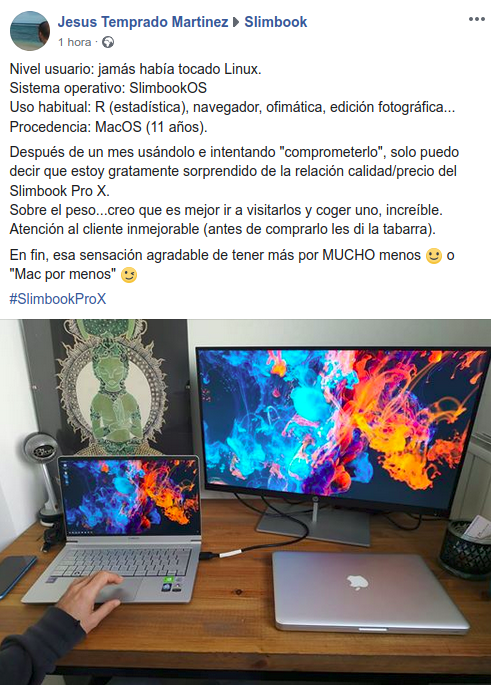 slimbook's tweet photo. ¡¡Comentarios de nuestros clientes que nos recargan las pilas a tope!!

¡Gracias!

#linux #linux4win #linuxEverywhere #slimbookProX https://t.co/Ce2HEglaC1
