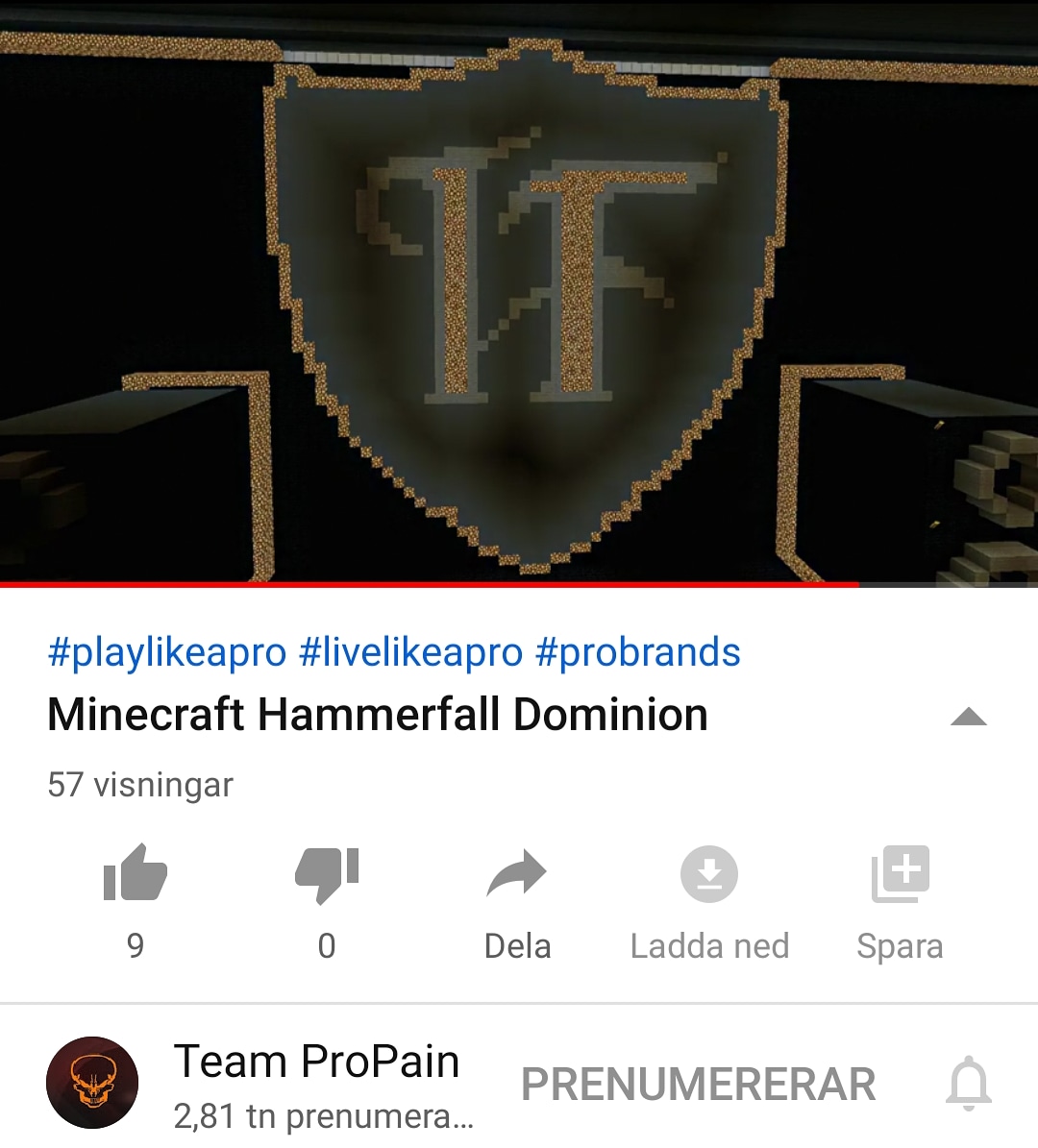 controlaltelite's tweet image. Have a look at Team ProPain's Minecraft video of Hammerfall Dominion 🤯 amazing and best supports ever! Don't forget to follow and subscribe to them 🤘

#teampropain #minecraftproject #minecraft #youtube #hammerfall #dominion #support #follow #followforfollowback #subscribe