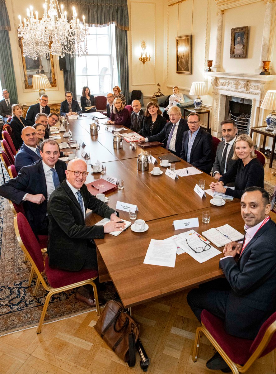 10DowningStreet's tweet image. "The British public deserve access to the best technology, which is why we’re rolling out gigabit broadband across the UK." — PM @BorisJohnson met CEOs of the UK’s major broadband network builders.