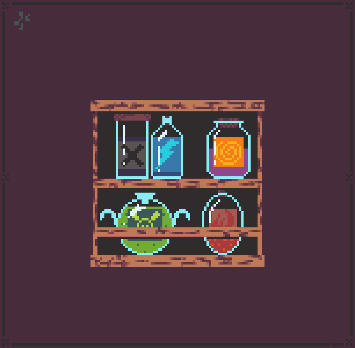 jiegonator's tweet image. #pixelart 15/365 Looking for a #MedicineCabinet in this abandoned cabin out in the woods but found...
I don&apos;t think this cabin is abandoned? Moreover, i don&apos;t think it&apos;s safe here. 😱

palette: zughy-32. Taken from @Lospecofficial

#promotionNG&apos;s Anti-Alias tool spoils me.