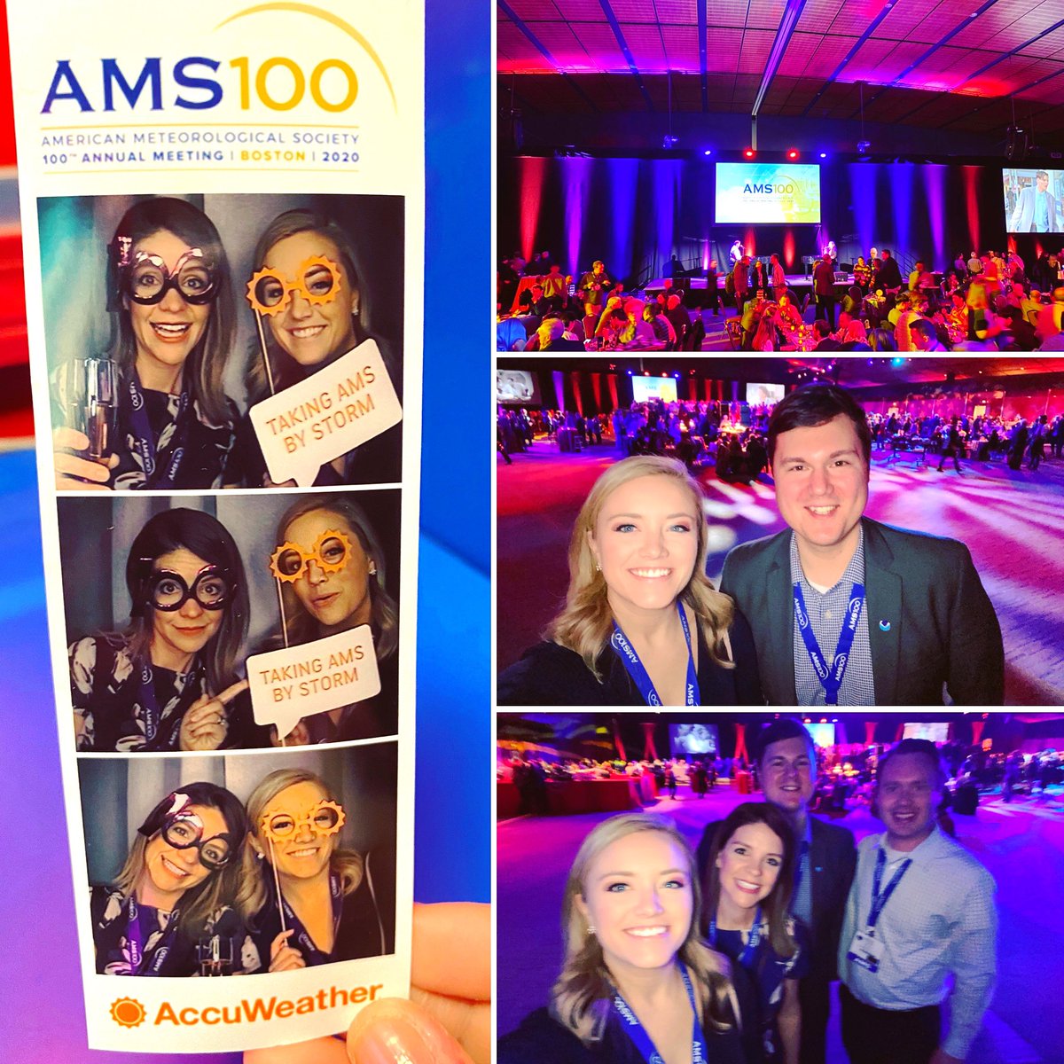 Cheers to 💯 years, @ametsoc!  Had a blast at the #CentennialCelebration last night.  #AMS100 #AMS2020