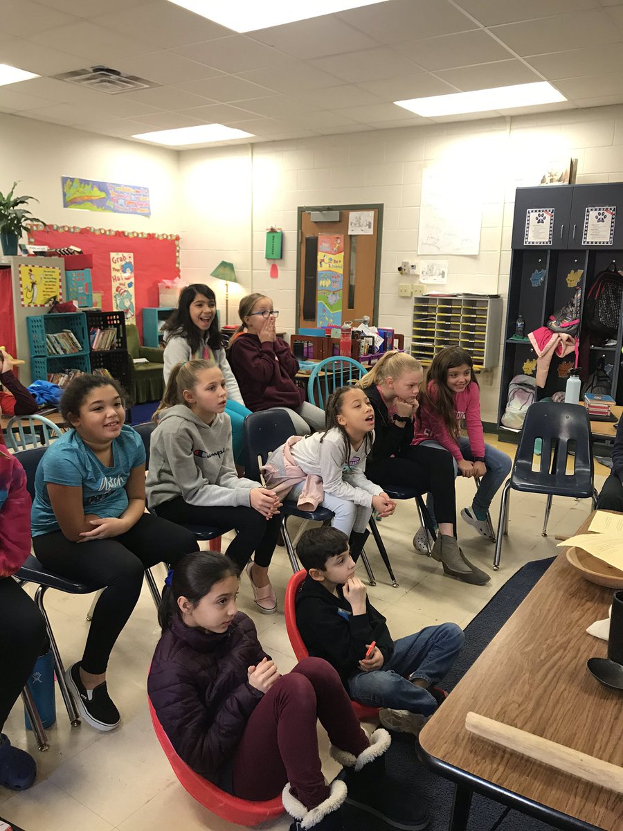 Enjoying a Jamestown presentation today!