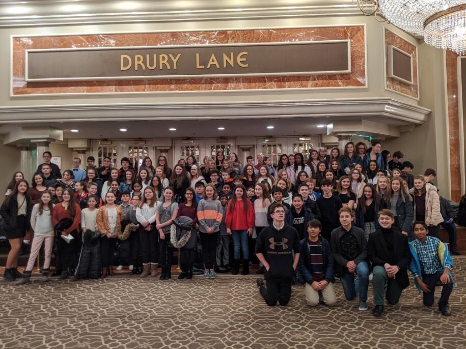 Peacock at Drury Lane Theatre for Mary Poppins!