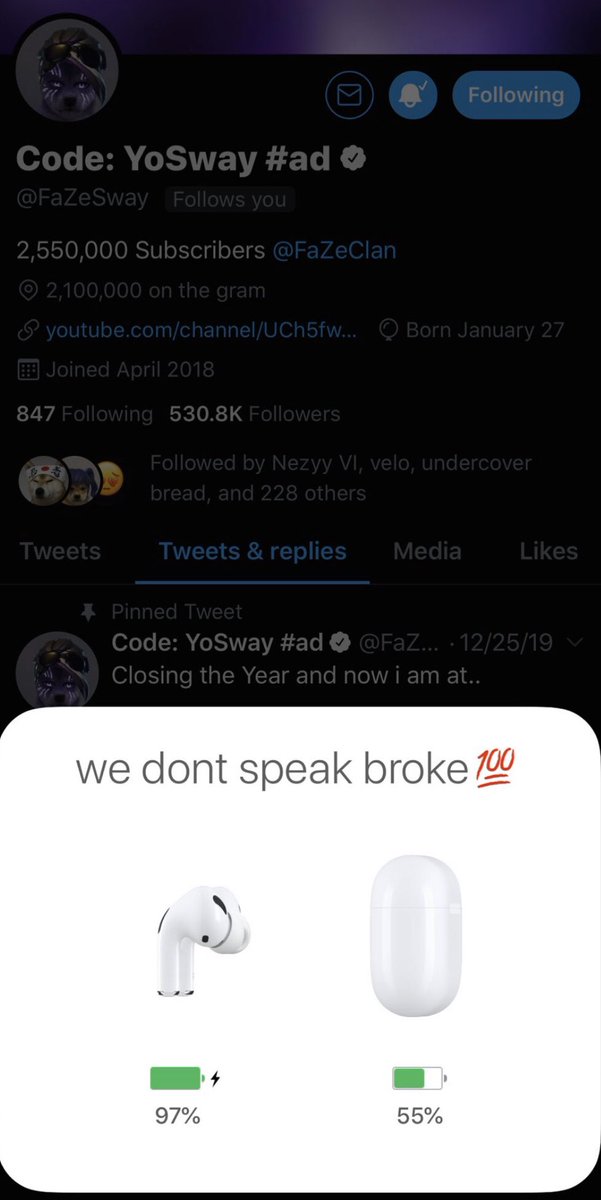 OpJony's tweet photo. Forgot to charge case 🥺 #richpplproblems https://t.co/XCbxpR8zz9