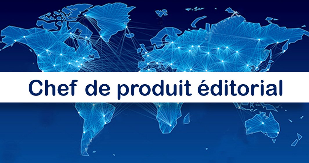 Nous recrutons pour 1 média francophone influent à l’#international, 1 Chef de produit éditorial : vous serez référent produit en charge de la ligne éditoriale, l’évolution du produit et son déploiement opérationnel ! Pour plus d'infos : bit.ly/2R0N8eN
#job #Emploi
