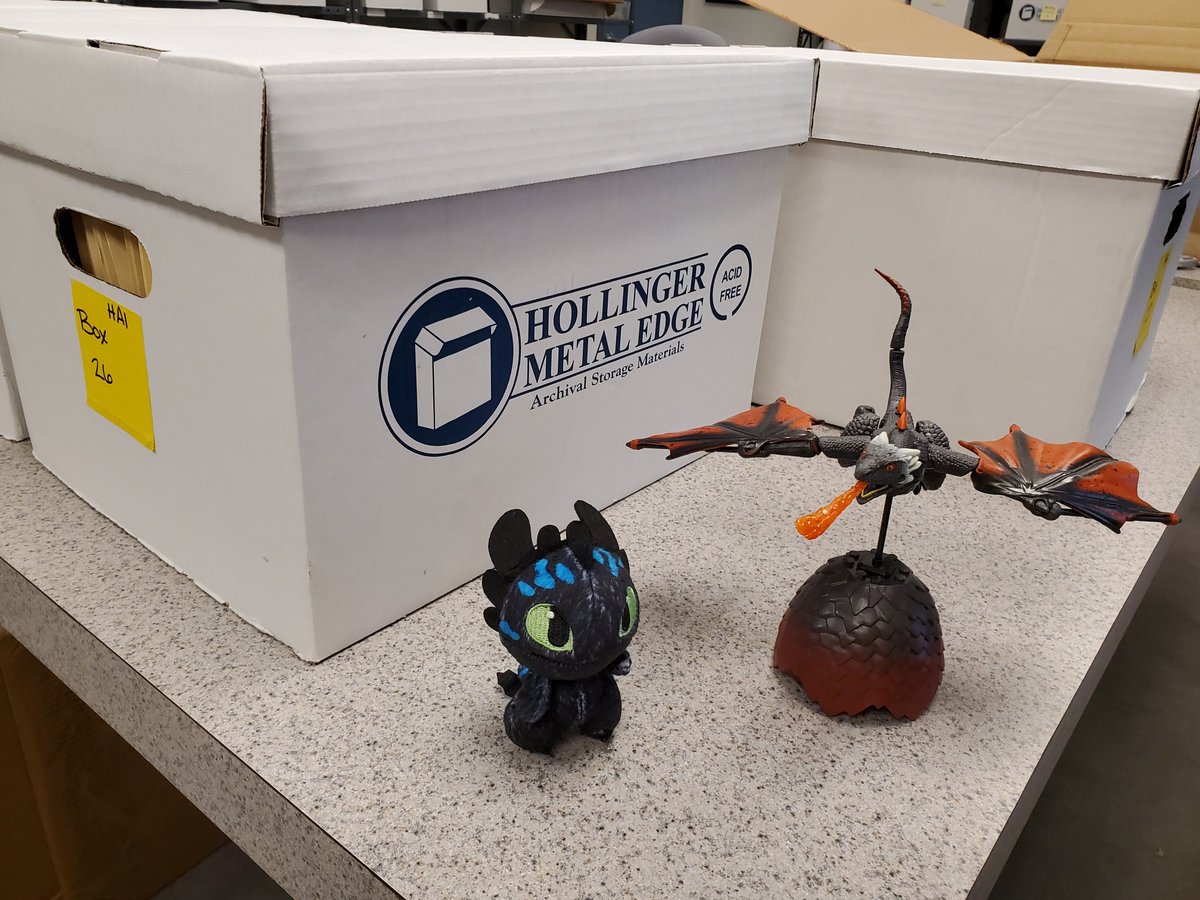 HistoryAI's tweet photo. HAI archivists recommend that you protect all collection storage areas with locked doors, controlled access, security cameras, and motion detectors. And, when all else fails, one or two security dragons couldn't hurt. Happy #AppreciateADragonDay! #archivessecurity https://t.co/QUNqTc1aCm