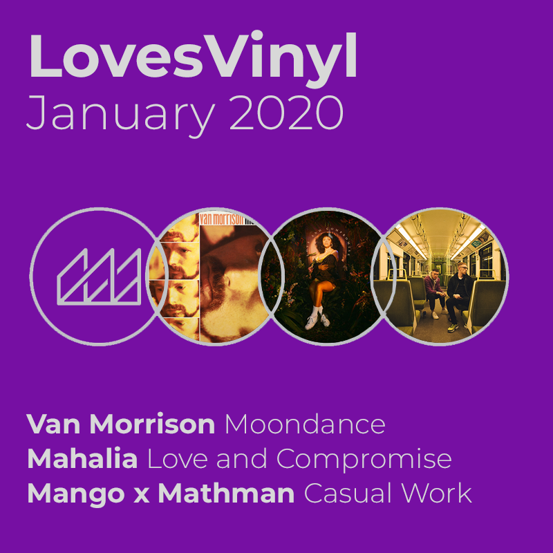 lovesvinyl_com's tweet photo. Happy New Year! Here's our January albums:

Celebrating it's 50 year anniversary next month,
Van Morrison 'Moondance' on orange.

Mahalia 'Love &amp; Compromise' on silver.

Mango X Mathman 'Casual Work' on yellow.

Choose 1 of these albums &amp; we'll ship that with our LV011 &amp; bonus TP https://t.co/i2ipcvzJQz