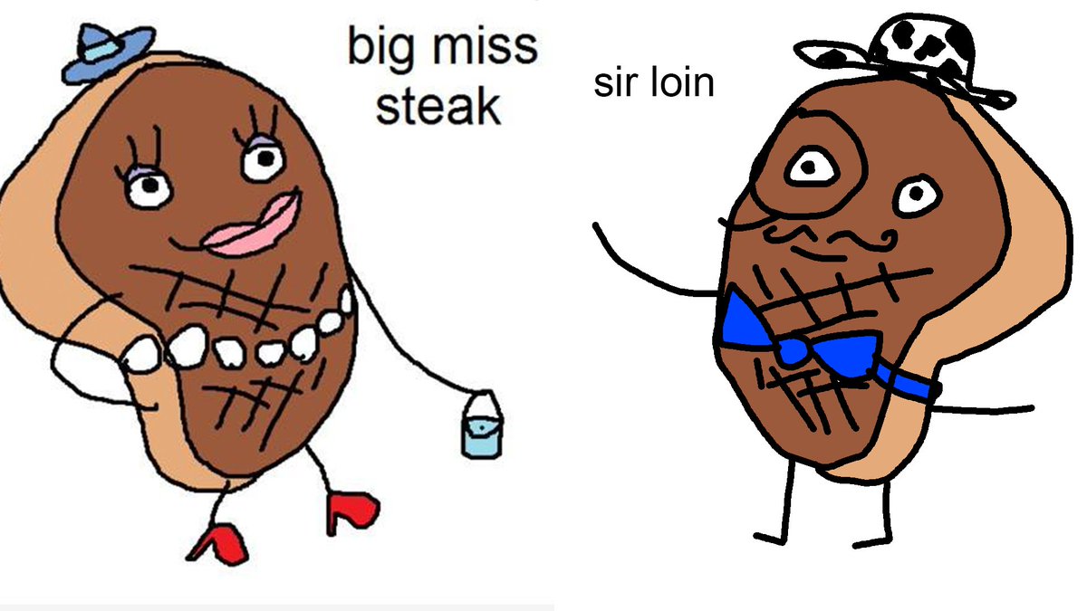 al________ex's tweet photo. miss steak finds her other half https://t.co/L7s7AyNUDj