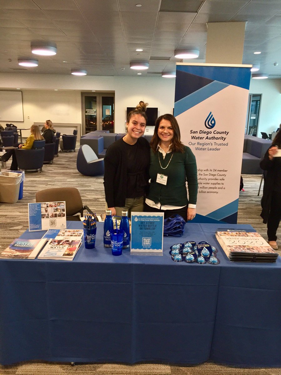 sdcwa's tweet photo. We’re at the #WomenInWater symposium at Cuyamaca College. Come explore career opportunities in the water industry! Follow us on Instagram @sdcwa to see more pictures from today’s event. 💧 https://t.co/PhcRqLZrRE